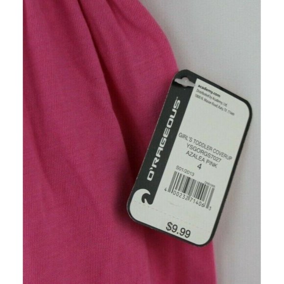 ORageous Girls Toddler Coverup Tunic Sundress (Size 4) Azalea Pink - Picture 4 of 5